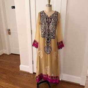 Nazish Hussain Chiffon Kaftan